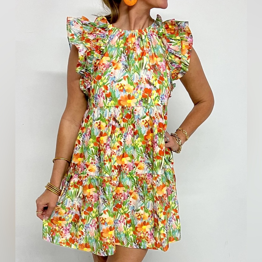 NWT THML Garden Party Floral dress